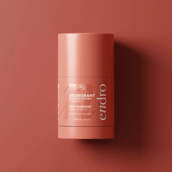 Deodorant stick 48h rechargeable parfum rose framboise - Épure Aura