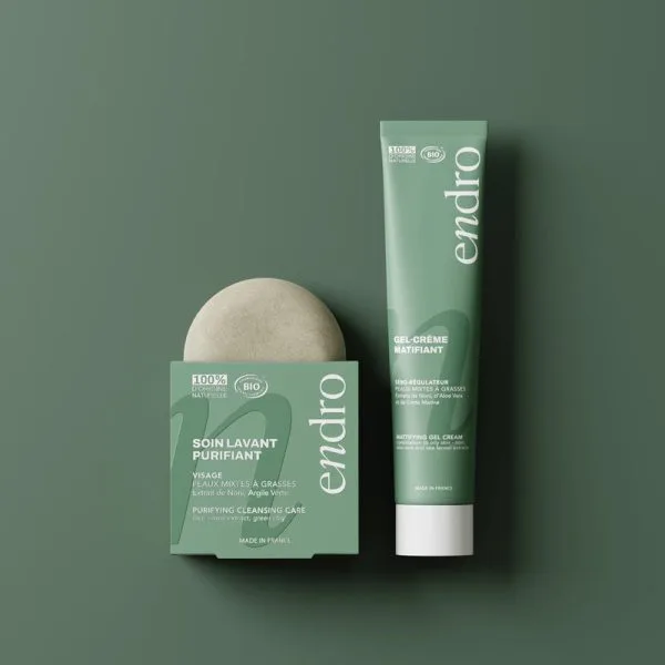 Duo routine visage matifiante - Épure Aura
