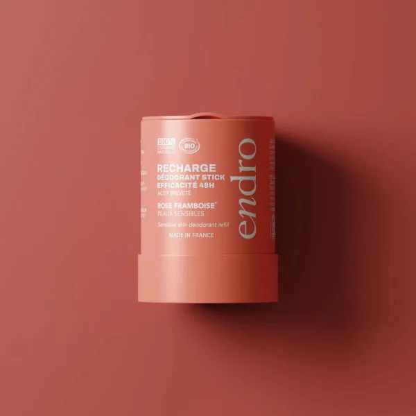 Recharge deodorant stick 48h parfum rose framboise - Épure Aura