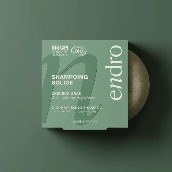 Shampoing solide cheveux gras - Épure Aura